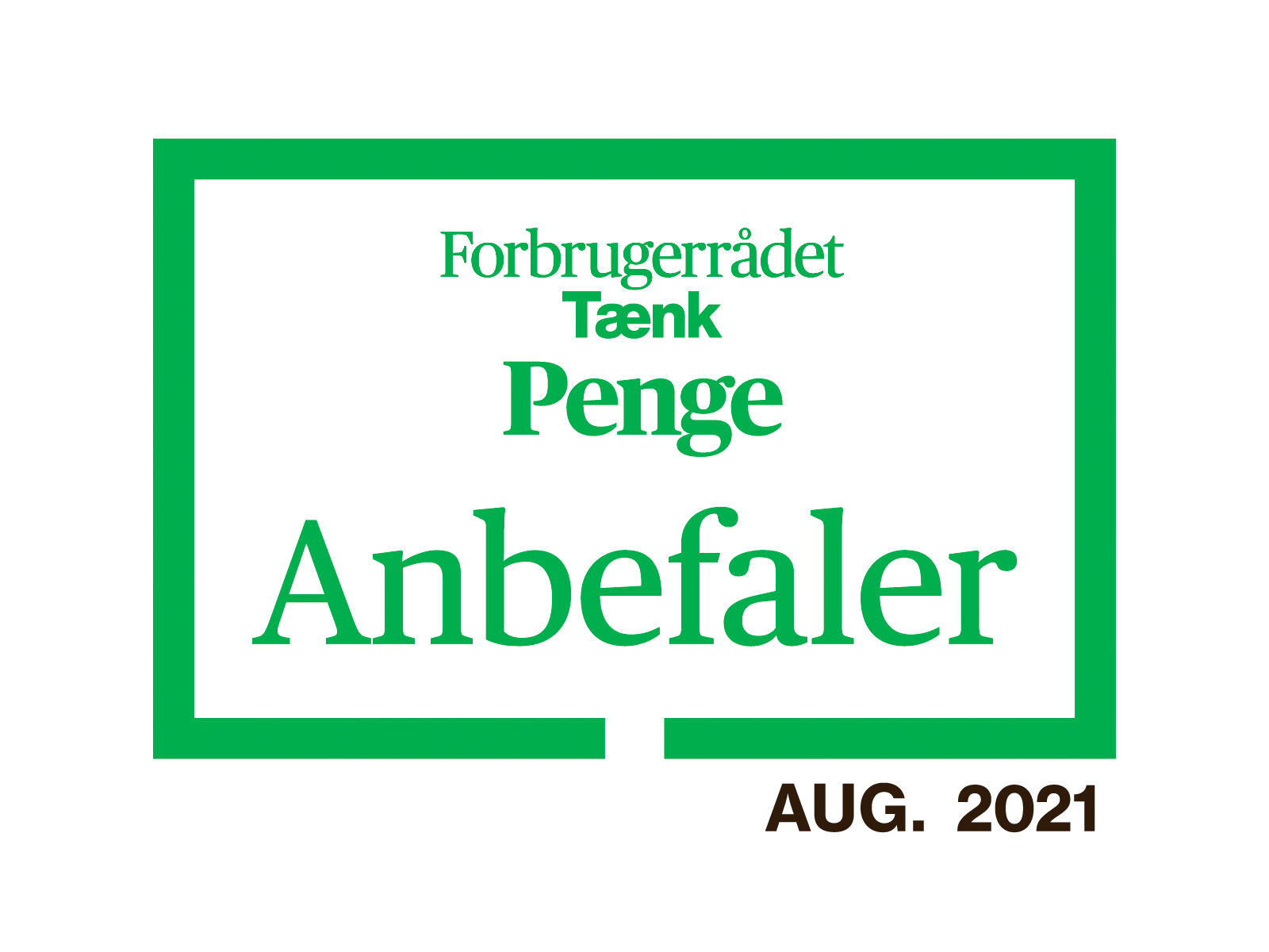 Forbrugerrådet Tænk Penge Anbefaler
