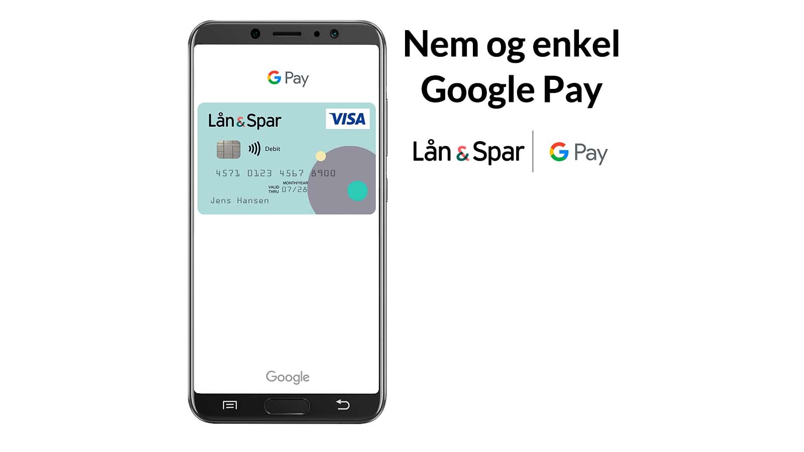 Nem og enkel betaling med Google Pay