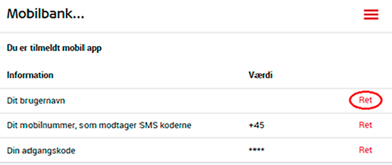 Sådan ændrer du dit brugernavn