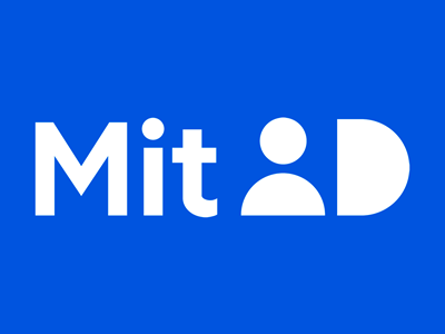 MitID logo hvid