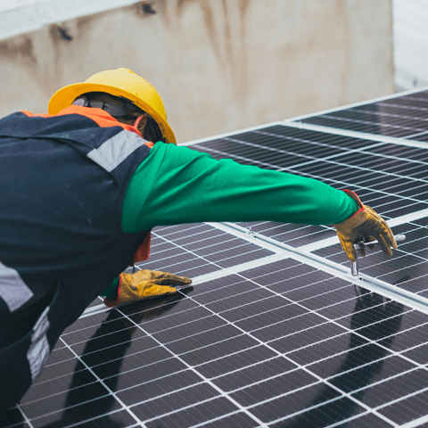 installation af solceller