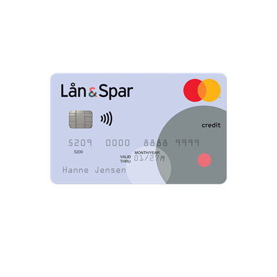 Mastercard® Standard Lån & Spar Mastercard® Standard