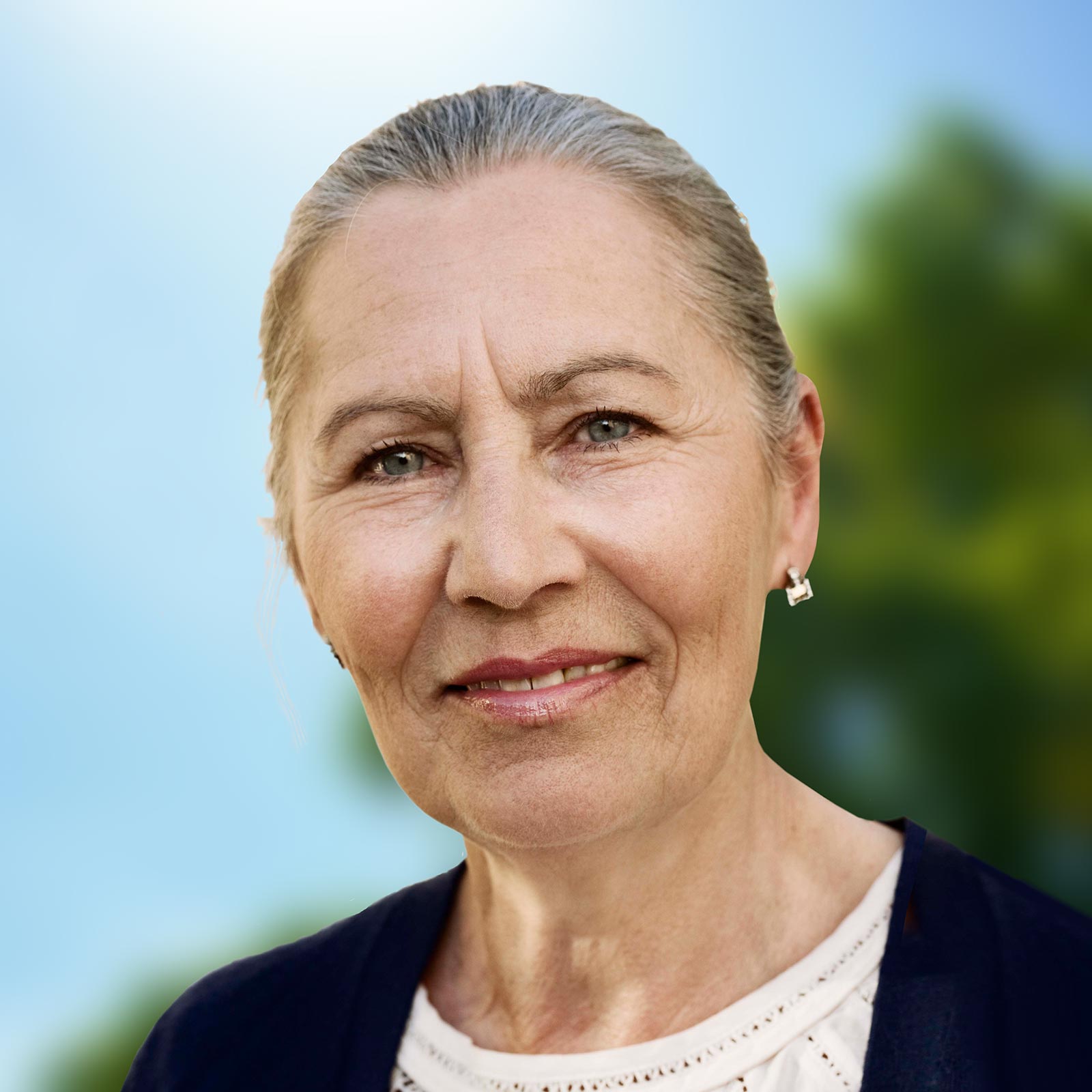 Senior kvinde portræt