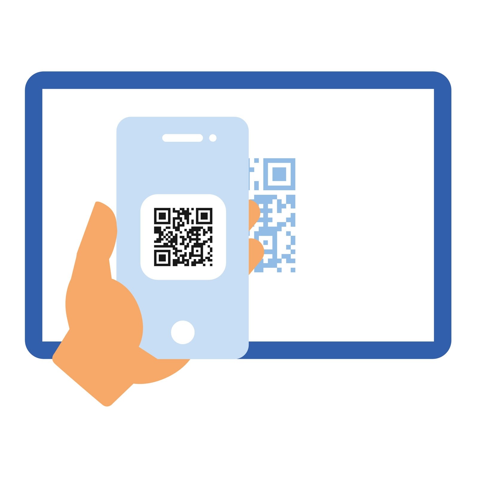 MitID QR-kode på PC