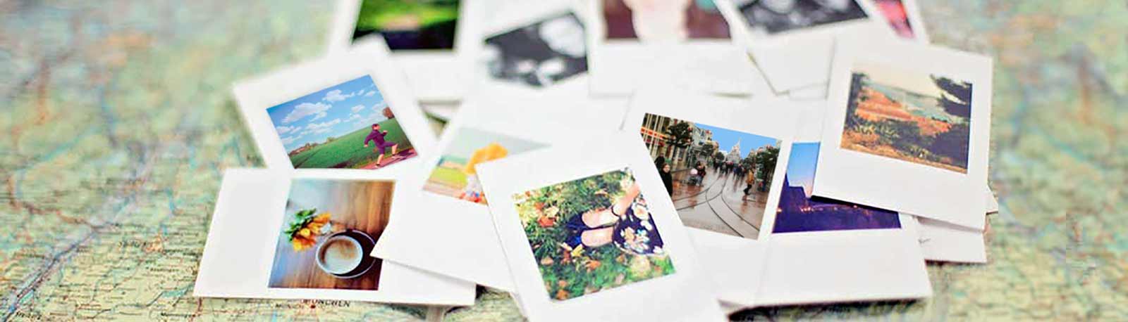 Polaroid billeder fra ferien