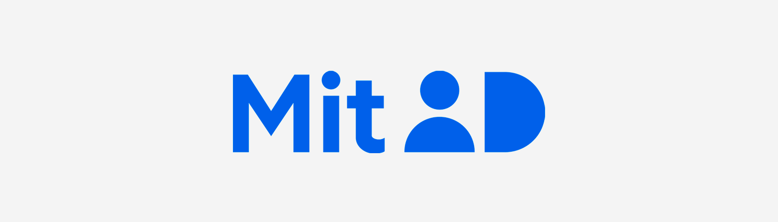 MitID logo blå
