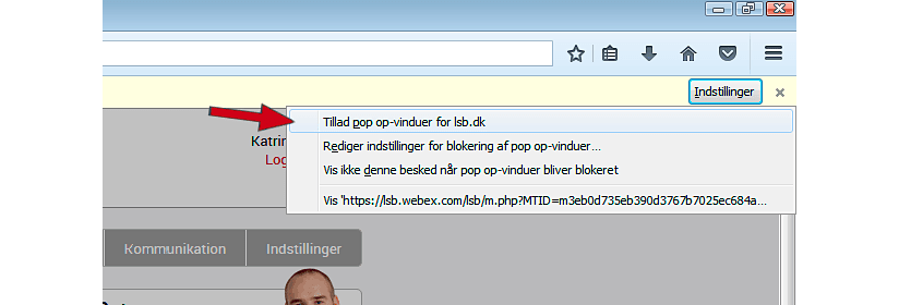 Tillad pop-up-vinduer fra lsb.dk