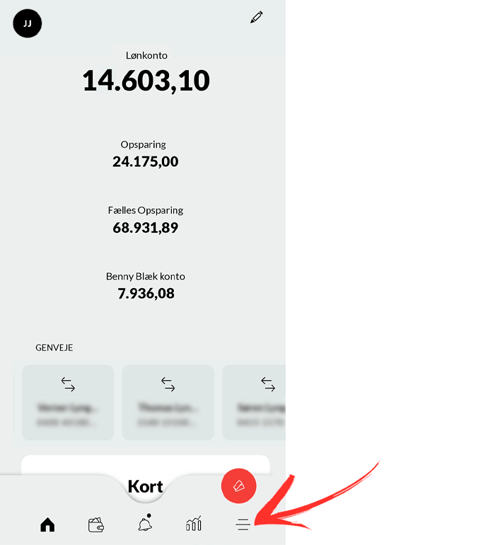 Hvordan opretter jeg en fast overførsel?