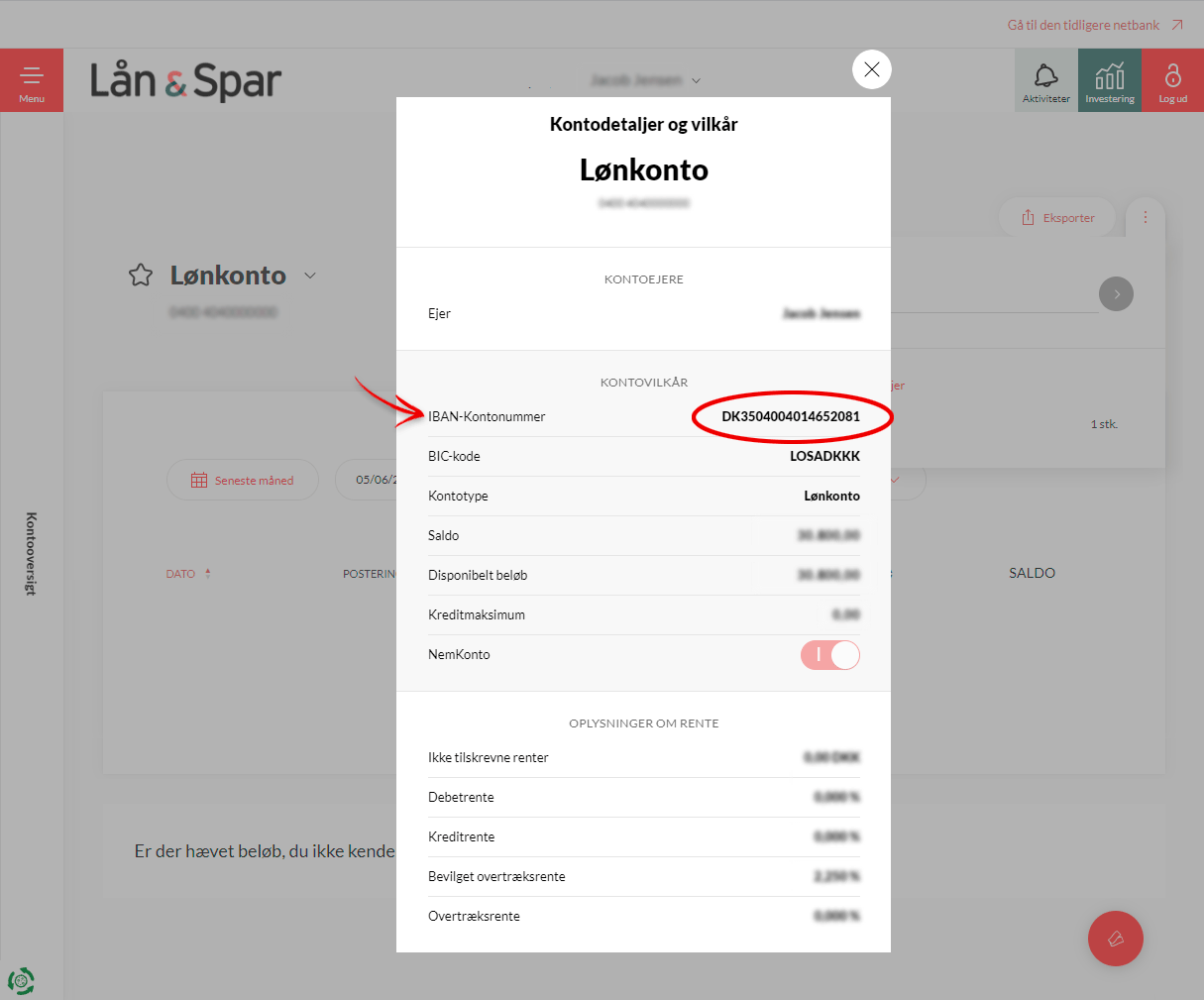 Find dit IBAN og Lån & Spars SWIFT/BIC-adresse | Lån & Spar