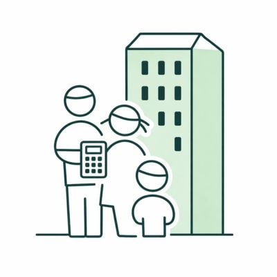 Familie køber andelsbolig til 1 mio kr.